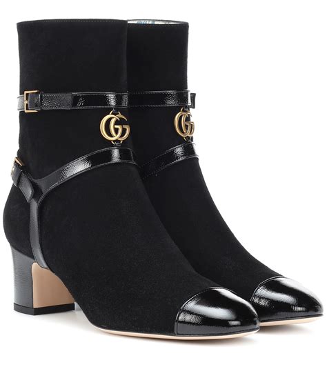 gucci ankle boots womens|gucci ankle boots suede.